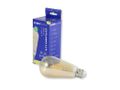 TESLA CB274224-1 – LED cone bulb vintage žiarovka E27, 4,2W, 380 lm, 2400K, teplá biela, zlatá
