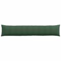 vidaXL Vankúše na pohovku 2 pcs Tmavozelená 200 x 40 cm