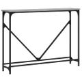 vidaXL Konzolový stolík sivý sonoma 102x22,5x75 cm kompozitné drevo