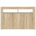 vidaXL Servírovacia skriňa Sonoma dub 116 x 30 x 75 cm