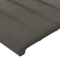 vidaXL Posteľ bez matraca tmavosivá 80x200 cm zamat