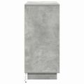 vidaXL LED komoda Betónovo sivá 71 x 34,5 x 75 cm Kompozitné drevo