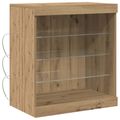 vidaXL LED komoda Remeselný dub 60,5 x 37 x 67 cm Kompozitné drevo
