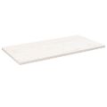 vidaXL Stolová doska biela 110x60x2,5 cm masívna borovica obdĺžniková
