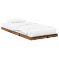vidaXL Posteľový rám Staré drevo 75 x 190 cm Kompozitné drevo