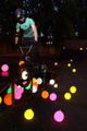 Balónik LED svietiaci 5 ks mix farieb 30 cm