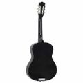 vidaXL Klasická gitara pre začiatočníkov a deti čierna 3/4 39"