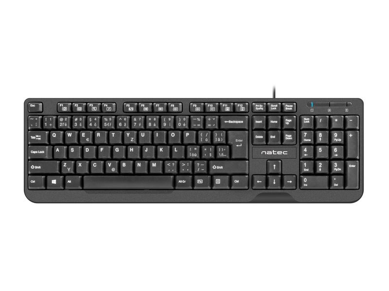 Natec Trout/Drôtová USB/ CZ- SK layout/Čierna