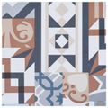 vidaXL Samo-lepiace podlahové dosky Mono vzor 30,5 x 30,5 cm 20 ks PVC