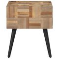 vidaXL Príručný stolík 40x40x45 cm recyklovaný tíkový masív