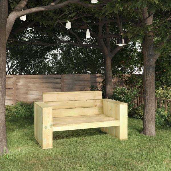 vidaXL Záhradná lavička 139 cm impregnované borovicové drevo