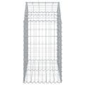 vidaXL Oblúkový gabionový kôš 100x50x80/100 cm pozinkované železo