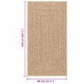 vidaXL Koberec ZIZUR 80x150 cm, jutový vzhľad, interiér a exteriér