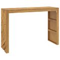 vidaXL Konzolový stolík 110x35x75 cm Teakové masívne drevo