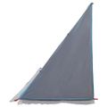 vidaXL Stan na zadné dvere auta 190 x 150 x 185 cm Modrá taft
