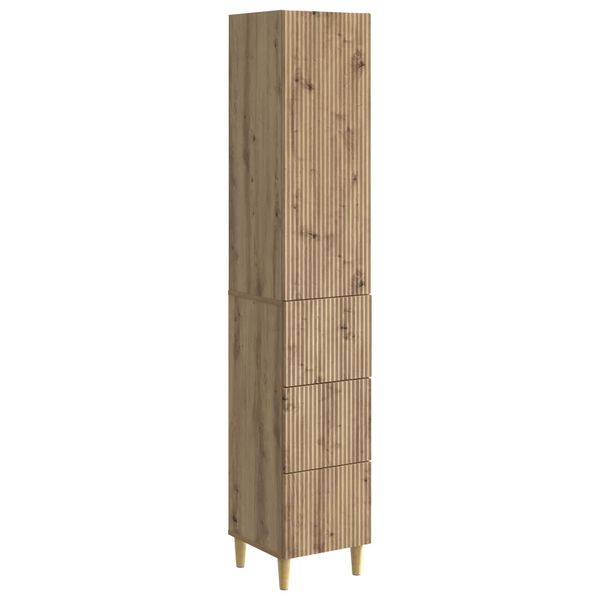 vidaXL Sada skríň 2 pcs 33 x 34,5 x 90 cm Kompozitné drevo