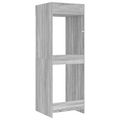 vidaXL Kabinet na práčku s úložiskom Sivý Sonoma 67,5 x 68 x 200 cm