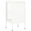 vidaXL Komoda 38x35x70 cm kov a sklo