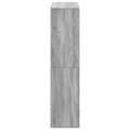vidaXL Deliaca stena sivá sonoma 100x33x135 cm kompozitné drevo