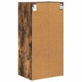 vidaXL Závesná skrinka Dymová dub 40 x 29,5 x 80 cm Kompozitné drevo