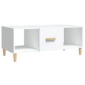 vidaXL Konferenčný stolík biely 102x50x40 cm kompozitné drevo