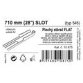 Stierka FLAT BULK (SLOT) 28"/710mm