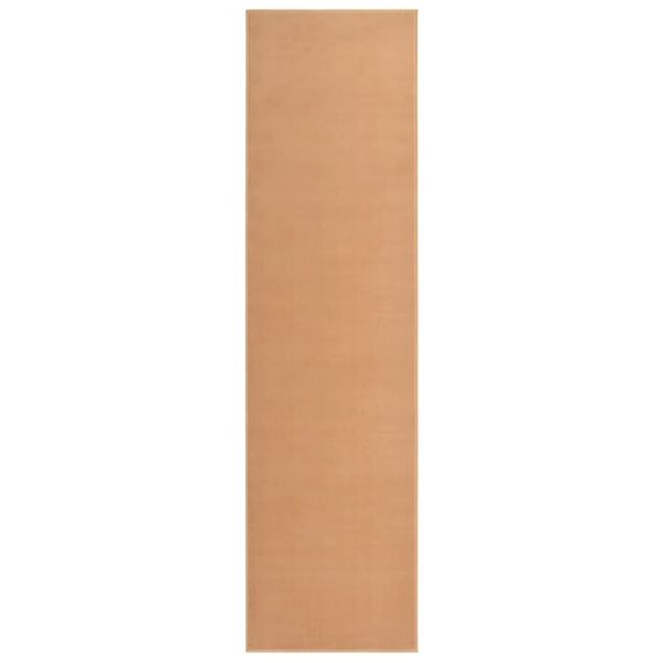 vidaXL Koberec behúň BCF béžový 80x350 cm