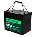 AGM12V80AH-H Green Cell AGM VRLA 12V 80Ah bezúdržbová batéria pre UPS, váhy a karavany (260×168×216