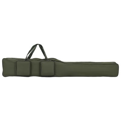 vidaXL Taška na rybárske prúty, tmavozelená 150 cm, oxfordská látka