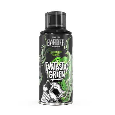 Zelený sprej na vlasy MARMARA BARBER Temporary spray Fantastic green 150 ml