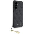 Guess HC PU 4G Charm puzdro pre Samsung Galaxy A56 Čierna