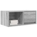 vidaXL TV stolíky 2 ks sivý dub sonoma 60x31x25,5 cm spracované drevo