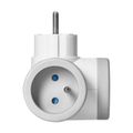 Rozbočovacia zásuvka ORNO OR-AE-13281/G s USB nabíjačkou, bielo-šedá Rozbočovacia zásuvka ORNO OR-AE-13281/G s USB nabíjačkou, bielo-šedá