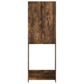 vidaXL Toaletná skriňa ARNHEM Dymový dub 66 x 25,5 x 190 cm