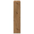 vidaXL Knižnica 4-posch. dub artisan 131,5x29x131,5 cm kompozit. drevo