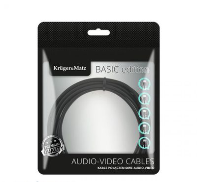 Kábel USB Kruger&Matz KM1236 USB / USB-micro 1,8m čierny