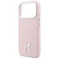 Puzdro Karl Lagerfeld pre iPhone 17 Pro Max 6,9" HC MAGSAFE PU FW S LOGOM KHEAD RUŽOVÉ