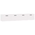 vidaXL Nástenné skrinky 2 ks biele 100x36,5x35 cm spracované drevo