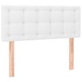 vidaXL Boxspring posteľ s matracom biela 80x200 cm umelá koža