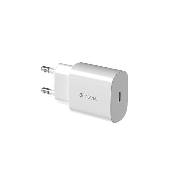 Nástenná nabíjačka Devia Rocket PD 20W 1x USB-C biela