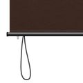 vidaXL Roleta Hnedá 120 x 250 cm Textil a hliník