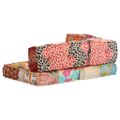 vidaXL Taburetka, patchwork, látka