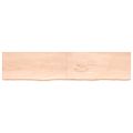 vidaXL Kúpeľňová doska 220x50x(2-6) cm neošetrený masív