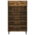 vidaXL Botník dymový dub 60x35x105 cm spracované drevo