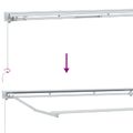 vidaXL Ručná skladacia markíza Hnedá 3,5 x 2,5 m