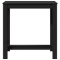 vidaXL Barový stôl čierny 102x50x103,5 cm kompozitné drevo
