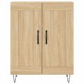vidaXL Vysoká skrinka dub sonoma 69,5x34x180 cm spracované drevo