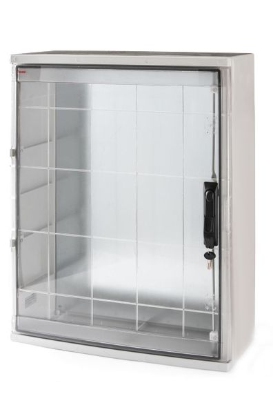 Skříň 39168-T MAGNA IP65, 800x600x265mm, průhledné dveře, součást: montážní deska