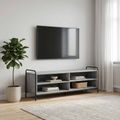 vidaXL TV skrinka 140 x 39,5 x 50 cm Sivý Sonoma Kompozitné drevo