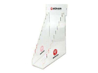 Böker Manufaktur 099911 Acryl Stand 11 akrylový stojan na 11 nožov, priesvitný